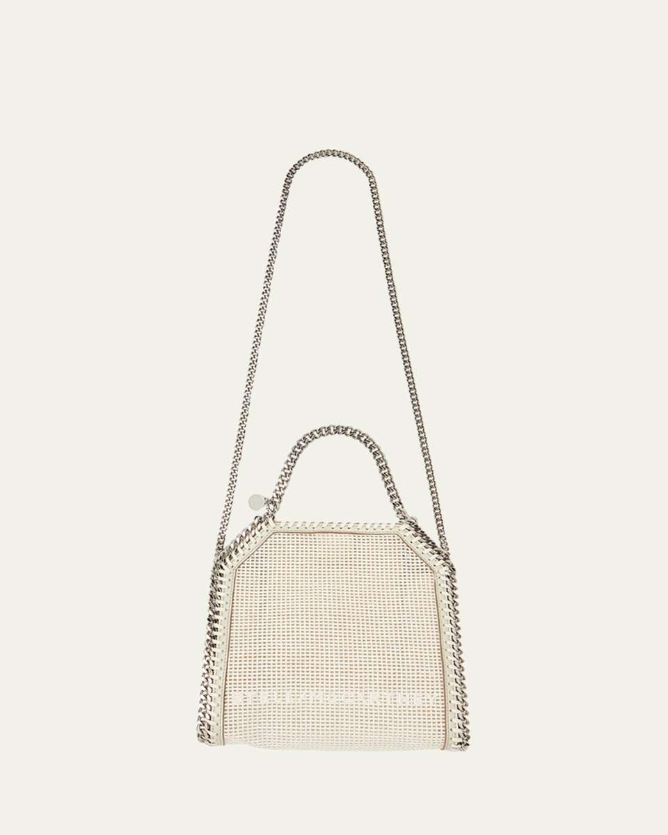 Falabella Mini Tiny Mesh Vegan Leather Tote Bag
